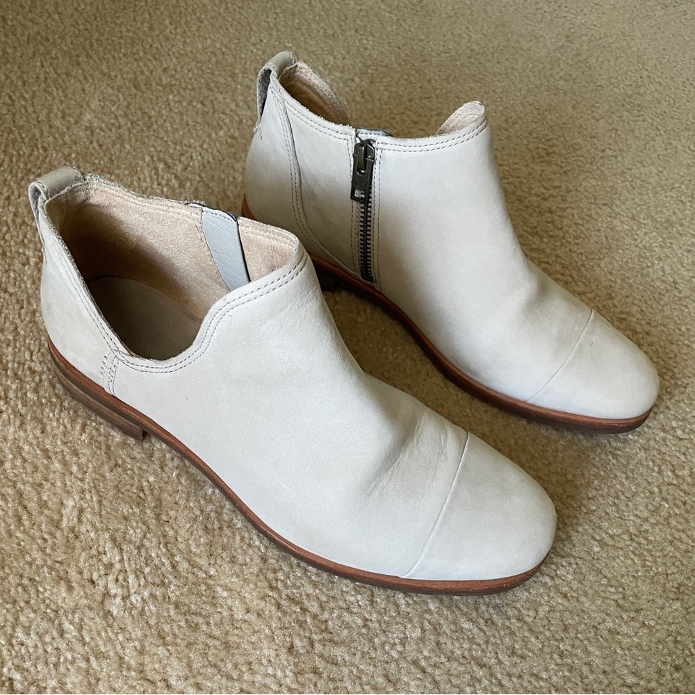 TIMBERLAND Somers Falls Shortie Ankle Boot Sz 7.5 Pure Cashmere Nubuck Suede - Picture 2 of 10